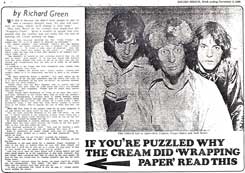 Why Cream wrote Wrapping Paper